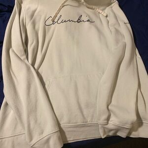 Columbia White Hoodie